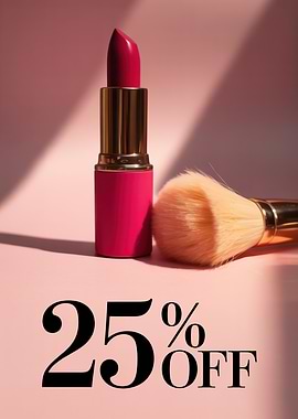 Makeup Sale: Lipstick and Brush