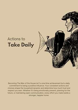 Actions to Take Daily Illustration