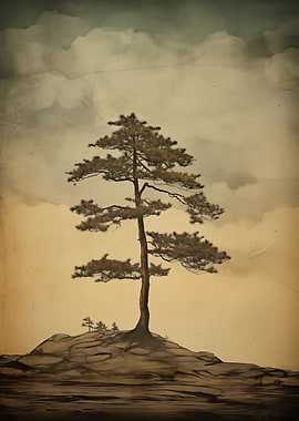 Lone Tree on Hill, Vintage