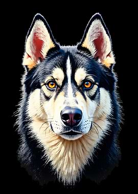 The Silent Siberian Husky