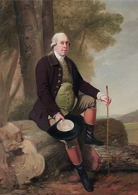 Portrait of a Gentleman in Landscape