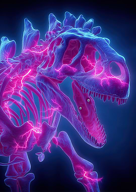 Electric Dinosaur Skeleton