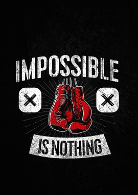 Impossible is Nothing Boxing Gloves
