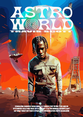 Astroworld Travis Scott Album Cover Art