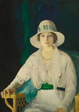 Portrait of a Woman with Hat
