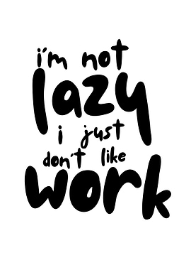 I'm not lazy text art