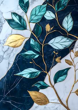 Marble Gold Leaf