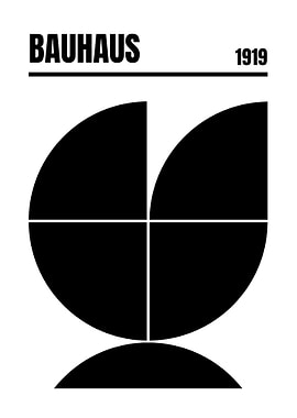 Bauhaus 1919 Black and White