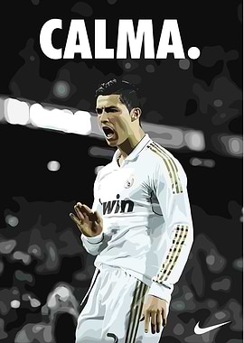 Cristiano Ronaldo Calma Illustration
