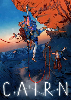 Cairn: Adventurous Mountain Climbing Illustration