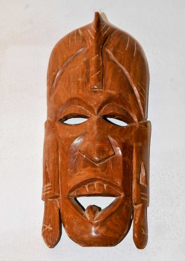 Wooden African Tribal Mask