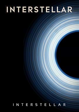 Interstellar Movie Poster Black Hole