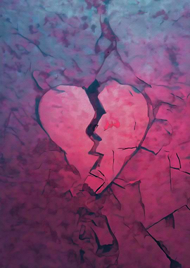 Abstract Broken Heart