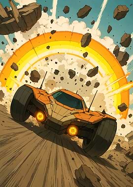 Orange Off-Road Vehicle