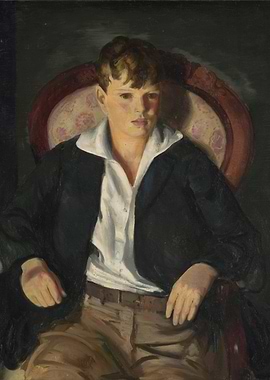 Portrait of a Young Man in Chair