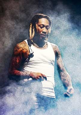 Future in White Tank Top