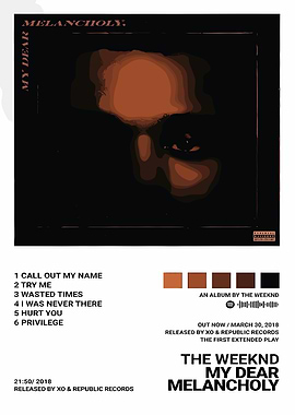 The Weeknd My Dear Melancholy Album