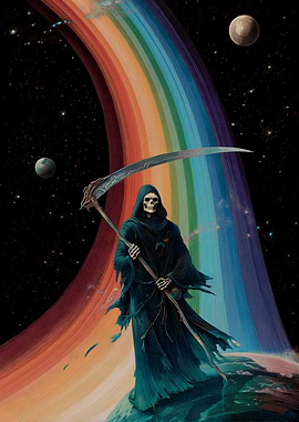 Cosmic Grim Reaper Rainbow