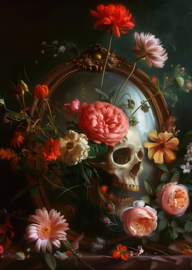 Mirror of the Dead Still life Painting