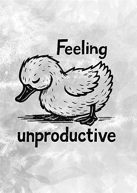 Goose Feeling Unproductive Office Humor