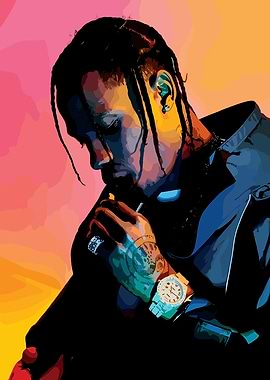 Travis Scott Portrait