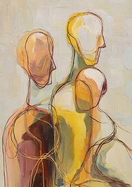 Abstract Figures Painting