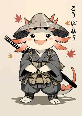 Axolotl Samurai