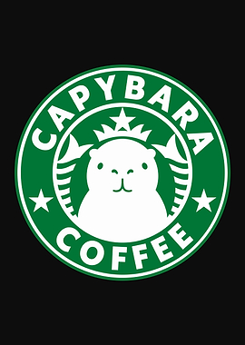 Capybara Coffee Logo Parody