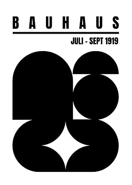 Bauhaus Juli-Sept 1919 Poster