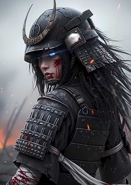 Cyberpunk Samurai Girl