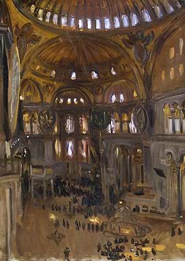 Hagia Sophia Interior Painting