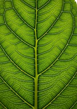 Close-up of a Green Leaf