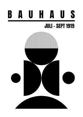 Bauhaus Exhibition Poster, 1919