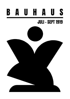 Bauhaus Exhibition Poster, 1919