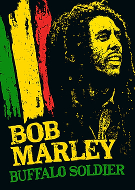 Bob Marley Buffalo Soldier Portrait