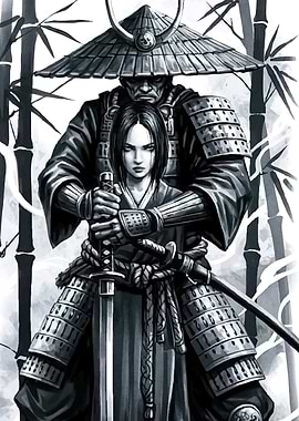 Samurai Woman Sword