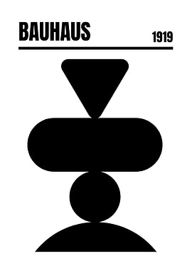 Bauhaus 1919 Geometric Abstract Art