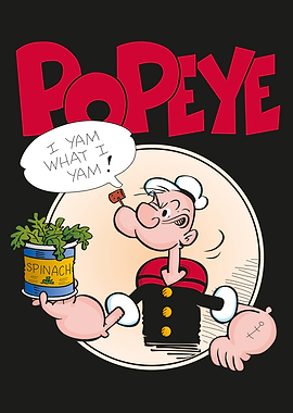 Popeye the Sailor Man with Spinach