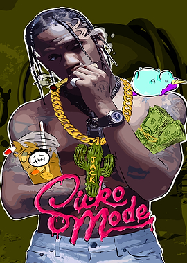 Travis Scott Sicko Mode Fan Art