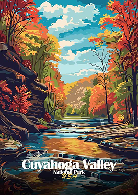 Cuyahoga Valley National Park Illustration