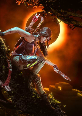 Lara Croft in Action