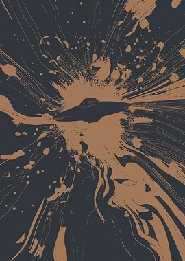 Abstract UFO Art