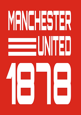 Manchester United 1878 Red Graphic