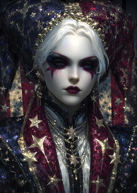 Jester with Starry Costume