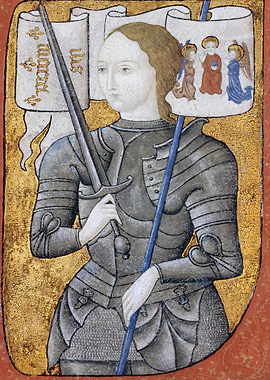Joan of Arc Medieval Painting