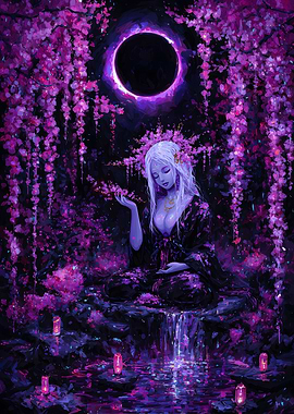 Purple Blossom Meditation