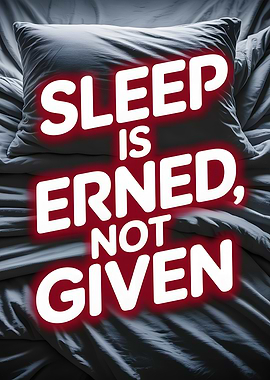 Sleep is Earned, Not Given