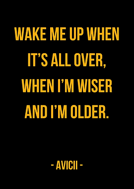 Avicii Quote