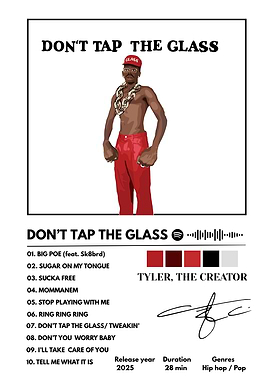 tyler the creator Don't Tap The Glass Album Cover