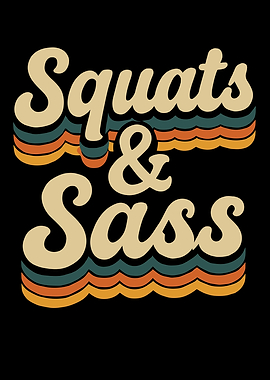 Squats and Sass Retro Design